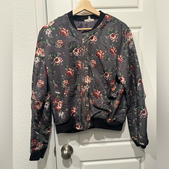 Floral bomber jacket - Picture 1 of 2
